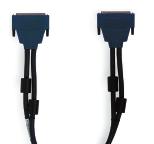 Digital I/O Cables and Accessories The 100-pin high-density SCSI connector on the USB-6509 interfaces to 100-pin ribbon cables or shielded cables.