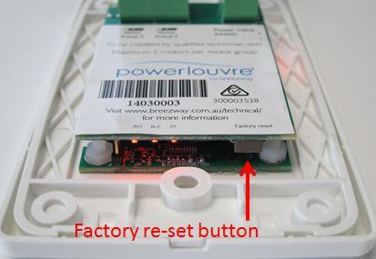 When pushed, the reset button will cause all lights on the Apptivate Control Unit to light up.