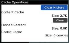 2) Enter into Menu->Option->Cache Operations, clear up browser cache.