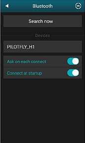 D 7. Close the application and start it again while the Pilotfly