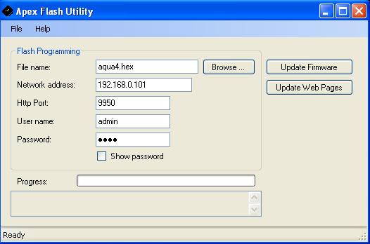 You must run the flash utility tool as Administrator (Super User on a MAC). If you re not Administrator, you will have trouble with the ARP table especially with Windows 7.