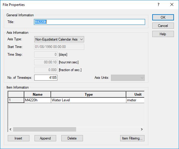 MIKE 11 Modification of levels in processed data table If the number of levels and or the level values must be modified this is possible in the Levels for Processed data dialog, activated by pressing