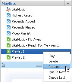 Create playlists in Philips Songbird With a playlist, you can manage and sync your songs as needed. Create a playlist Select songs that you want to play. Add the songs to a playlist.