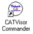 The Initial View The set up program will automatically place a shortcut icon to CATVisor Commander on your desktop: Click this icon to start Commander.
