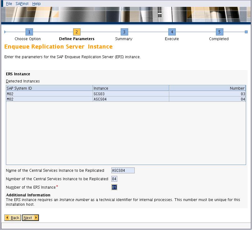 Installing SAP 7.3 1. Change the ERS instance number. 2.