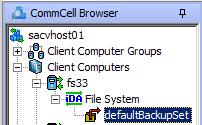 The backup is finished when Job Controller Status is Completed, and Progress is 100% Figure 73: Job Controller Restoring an Exchange Server Database from a