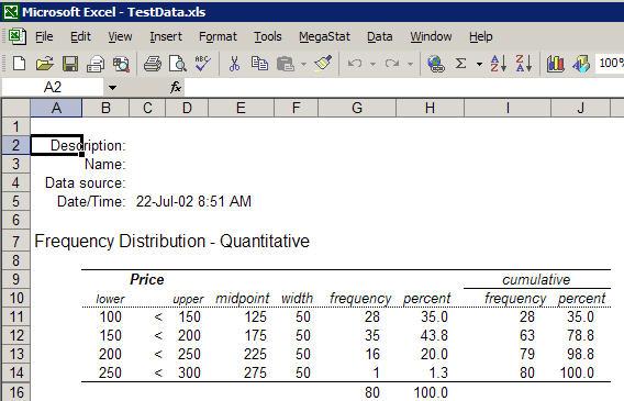The Output sheet is just an Excel worksheet and it can be formatted and manipulated just like any other worksheet.