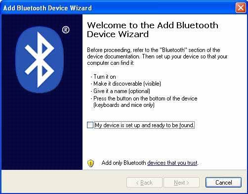 Note : Bluetooth to Serial Adapter can be easily found if it is staying at Configuration or DATA/Slave mode.