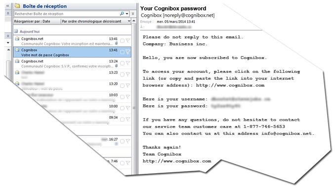 2 2.6 2.6.1 2.6.2 2.6 Login information email provides your username and password so you can log in to Cognibox: 2.
