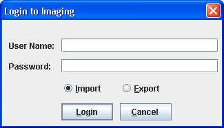Imaging Client graphic If the Imaging Client is being updated, then you may also briefly see an update progress screen.