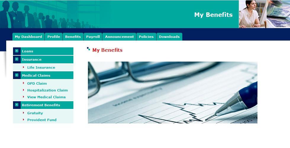 My Benefits This topic will demonstrate the basics of benefits management and administration through.