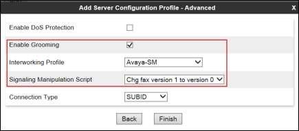 Click Next in the Add Server Configuration Profile - Authentication window (not shown). Click Next in the Add Server Configuration Profile - Heartbeat window (not shown).