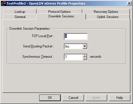 Figure 3.21 Downlink Sessions Tab 5.