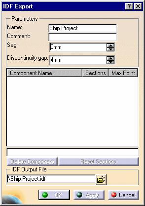 Exporting Data in IDF Format This task shows you how save project data in IDF format in order to share data across different CAD systems or with clients and suppliers.