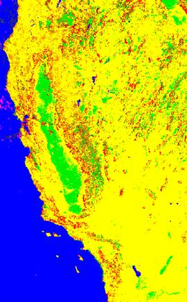 An Application Example: Thematic Maps Satellite images of a region in different wavelengths (bands) Each point on the surface maps to a high-dimensional feature vector p = (x 1,, x d ) where x i is