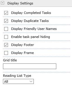 e. Column settings: This allows you to choose which columns will be displayed in the DocRead list. f.