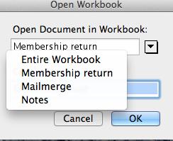 You may get a warning that Record was an empty record ignore it by clicking OK. 7. Close the mailmerge document. I recommend not saving changes. Word for Mac 1.