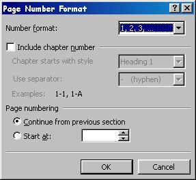 7. NUMBERING DIFFERENT PARTS OF A DOCUMENT In longer documents, it is common to see the parts of the document numbered differently.