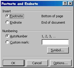 9. FOOTNOTES AND ENDNOTES Footnotes and Endnotes explain, comment on, or provide references for text in a document.