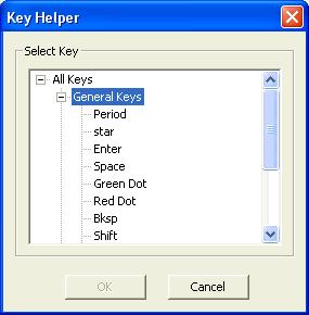 58 Wavelink Communicator Figure 6-5. Key Helper 4 Select the configuration you want to use and click OK. The configuration will appear in the text box next to the key name.