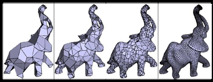 What is a polygon mesh? Like a point cloud, it is based on a discrete sampling of a surface.