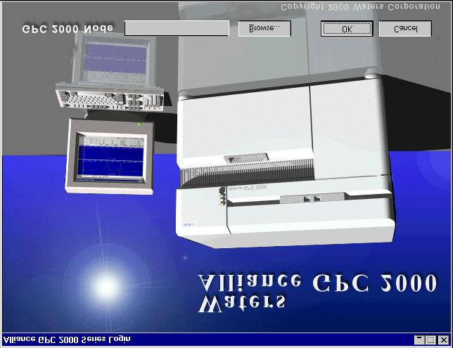 6. Click OK. The Alliance GPC 2000 Series software starts and the Alliance GPC 2000 Series Login window appears (Figure 2-2). Figure 2-2 Alliance GPC 2000 Series Login Window 7.