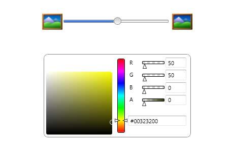 Custom Slider and RGB Palette output Note: If you are using Education edition of µc/probe tool, pop-up windows will be displayed before starting datascreen. Click OK to continue.