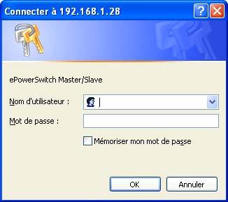 8. Command the Power Sockets through a Web browser 1. Start your Web browser Type the IP address of your epowerswitch-m8.