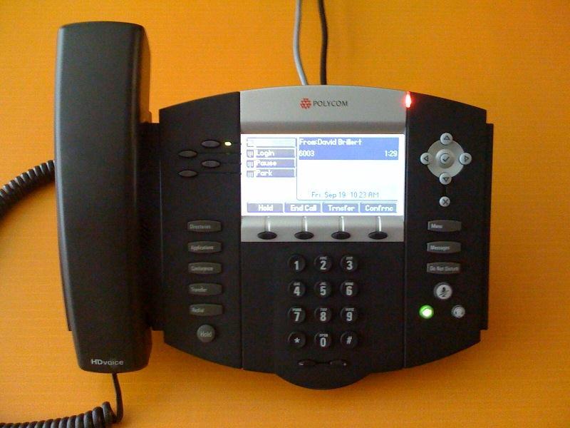 Transferring calls Polycom There are two kinds of transfers;