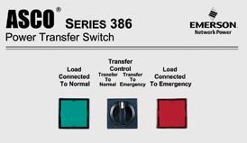 ASCO 386s are furnished as standard with a momentary-type selector switch to initiate transfer and re-transfer. They can also be arranged for remote control via ASCO s connectivity products. Fig.