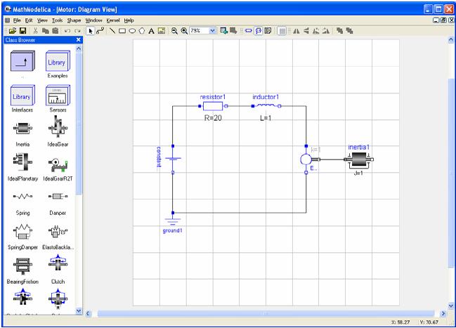 7 DISCUSSION AND RELATED WORK 47 Figure 12: MathModelica create an Eclipse external program builder that runs any program you like, and thereby run a simulation.