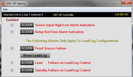 Section 10: Configuring Alarms Configuring Alarms Alarm Notification The GPC-XP can generate alarms for remote alarm notification if alarms have been enabled and Prism 2 is connected and running 24