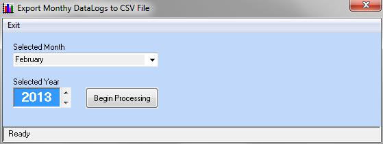If you select <Export Daily>, the File Save Dialog Box will appear (Figure 104 below). Select the directory you wish to save the data to and enter a file name. Then click <Save>.