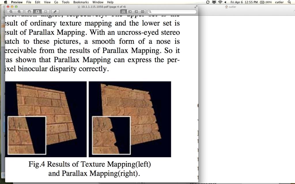 Parallax Mapping a.k.a. Offset Mapping or Virtual Displacement Mapping