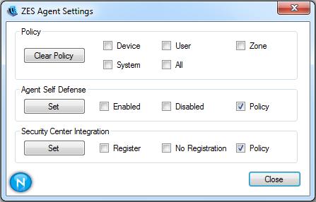 4 Click Settings. 5 In the Security Center Integration section, select from the following settings: Enabled: Enables Security Center Integration.