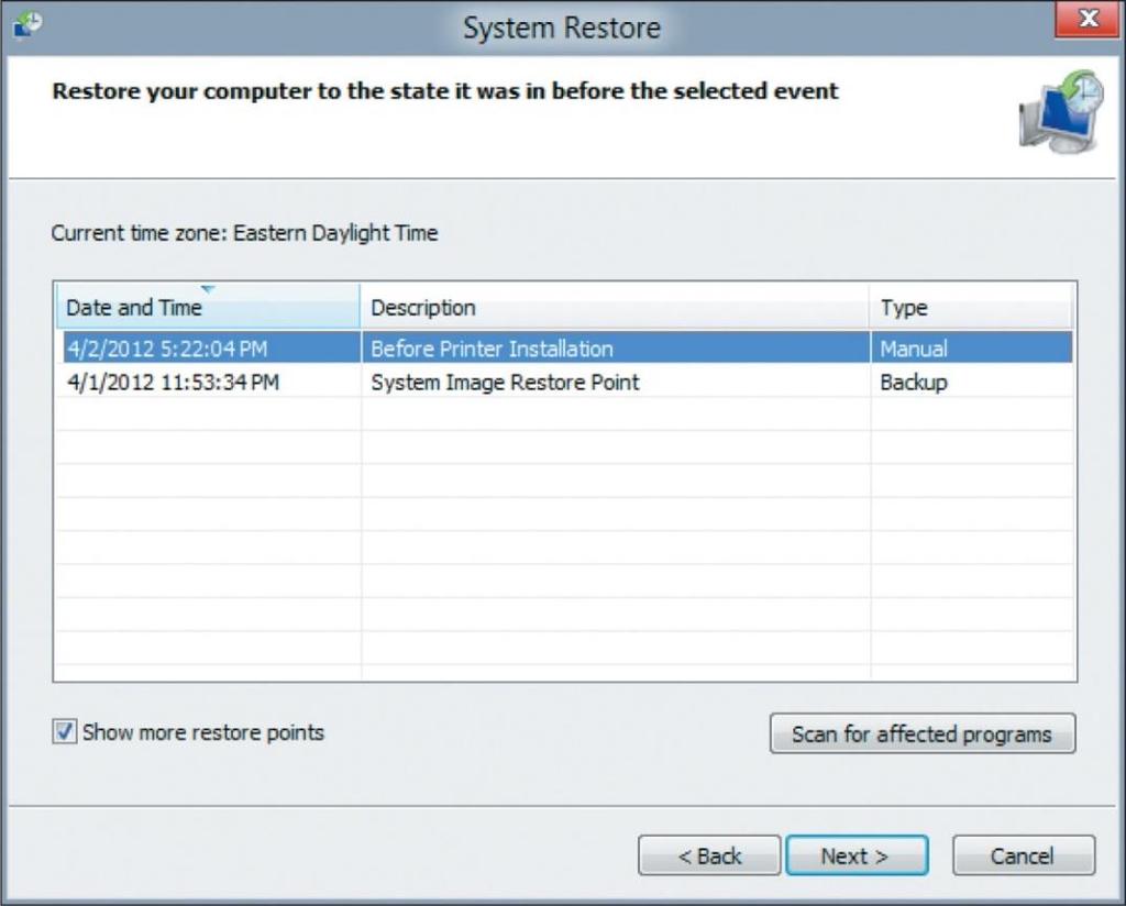 Utility Programs: System Restore and Backup Utilities System restore