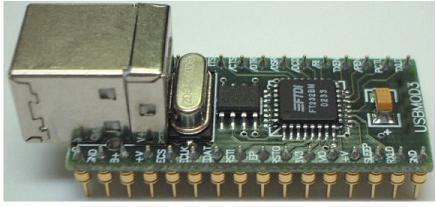 USBMOD Datasheet USBMOD - USB Plug and Play Serial Development Module (Second Generation) The USBMOD shown in Diagram is a second generation, low-cost integrated module for transferring serial data
