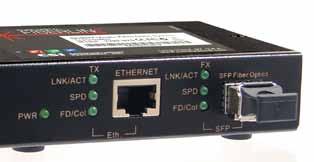 Communications Specialties Fiberlink 5100 User s Manual Transmit 10/100/1000 Base-T Ethernet over one or two single mode or multimode fibers.