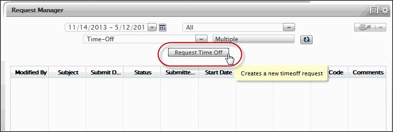 To resolve request using the Request Manager widget in the secondary position, do the following: 1. Click and drag the Request Manager widget from the secondary position to the primary position.