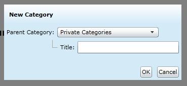Public categories can be seen by any user with access to the Call List.