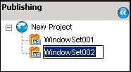 Managing WindowSets and Folders 27 4 On the View menu, clear or check: Publishing Pane to minimize or restore the width of the Publishing pane.