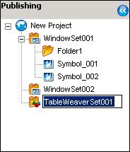 Managing TableWeaverSets 31 Managing TableWeaverSets You can create, rename, and delete TableWeaverSets.