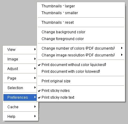 When you select the change background color or change foreground color options, a dialog will appear to allow you to choose the color you want.