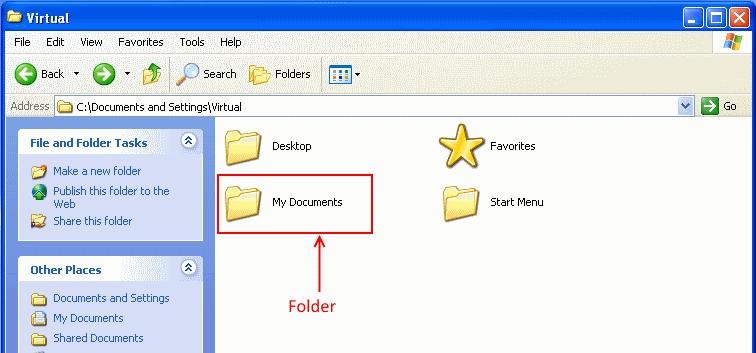 name for a directory A folder is a