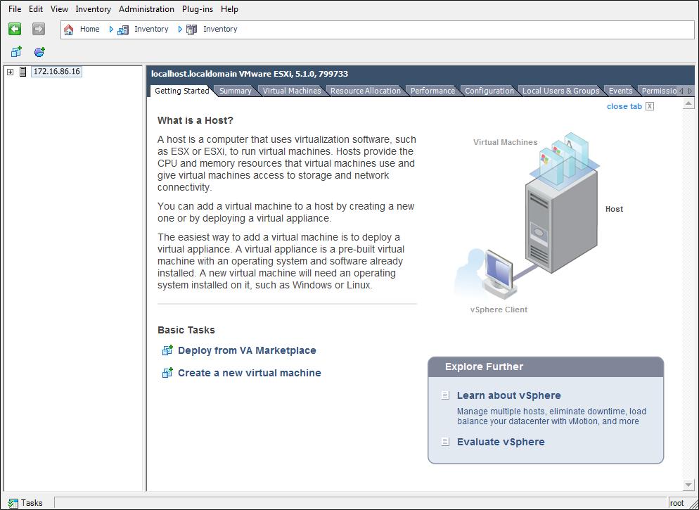 VMware deployment example The FortiManager VM can be deployed and configured using VMware vsphere Hypervisor (ESX/ESXi) and VMware vsphere Client.