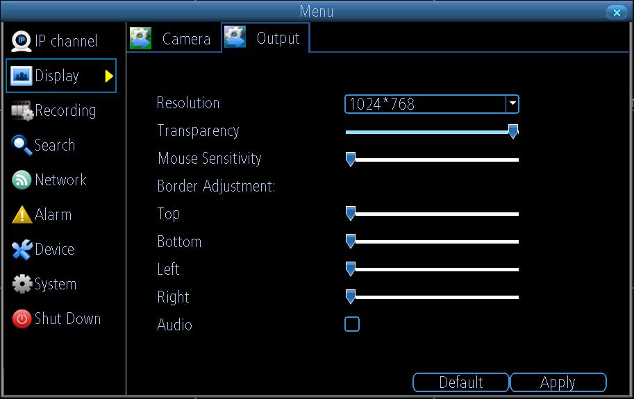 Time) and click and drag it to the position you d like it to be. To exit the OSD Display Position screen, press the right click button. A context menu will appear with two options: Save and Exit.