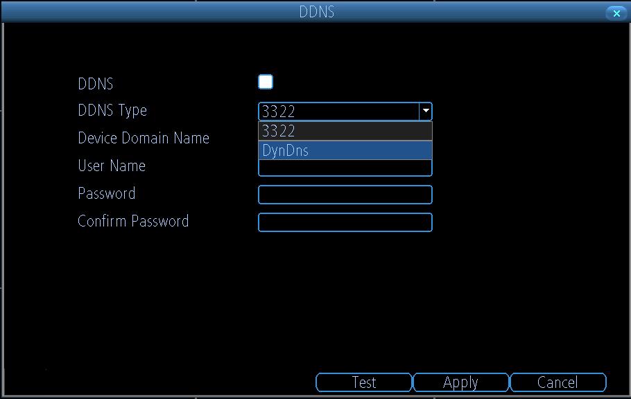 10. UID: The DVR s Unique Identifier code for P2P.