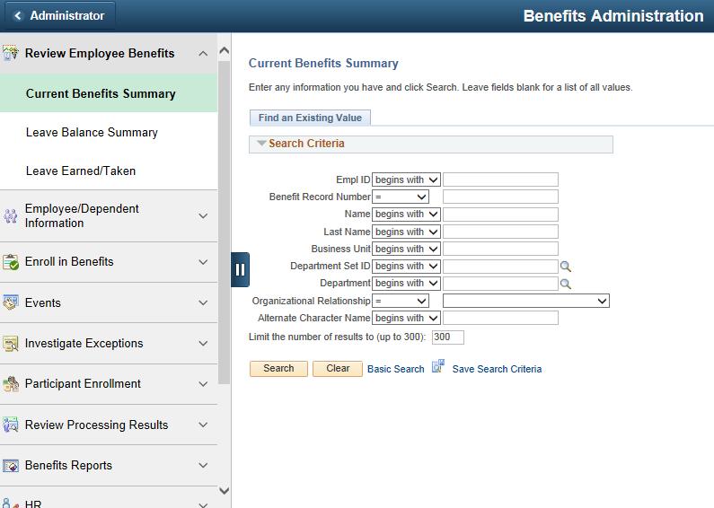 Benefits Administration 9.2 9.1 Benefits Administration Benefits Administration NEW!