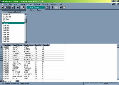 Query With Multiple Tables The following steps are used to perform report writing functions using Relativity and Microsoft Excel. Note: You must have an Excel Worksheet open.