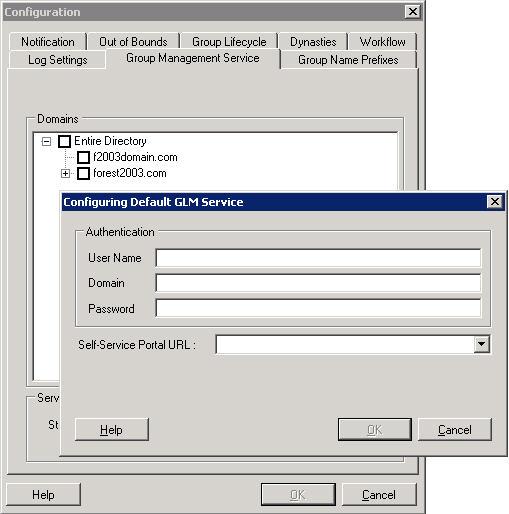 Part 3 - Automate Figure - The Group Management Service tab of the Configuration dialog box Starting the Group Management Service By default, Group Management Service is